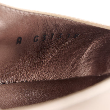 Chanel Laminated Cap Toe CC Slingback Pumps 39.5 Copper Black 8 of 9