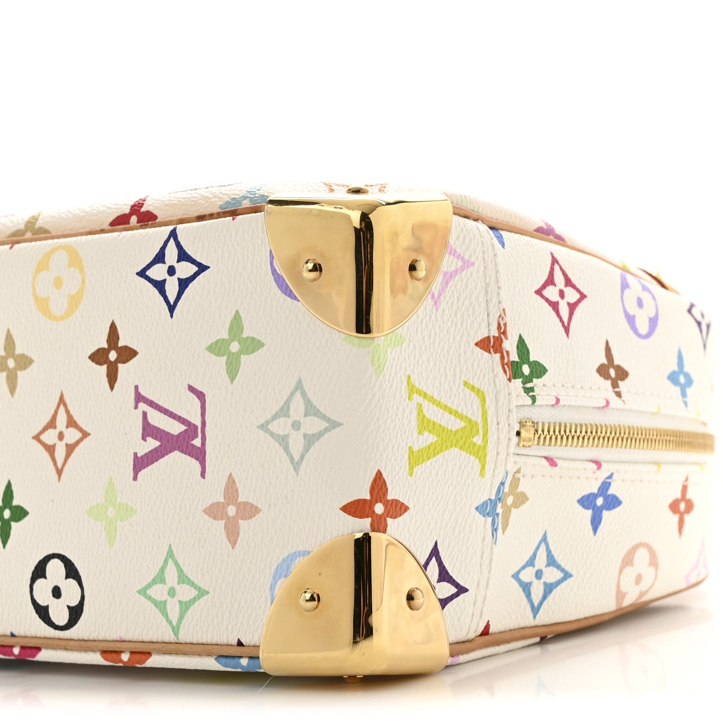 Monogram Multicolor Trouville White