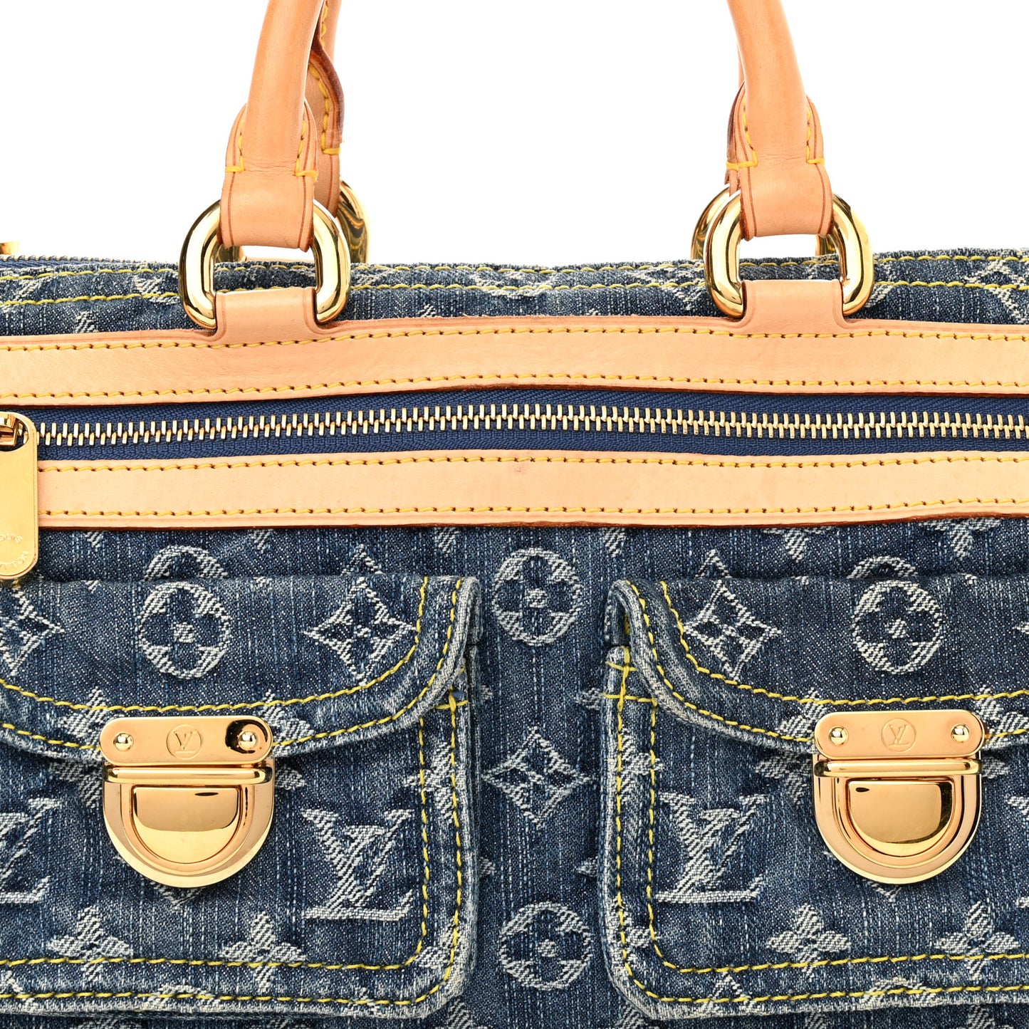 Monogram Denim Neo Speedy Blue