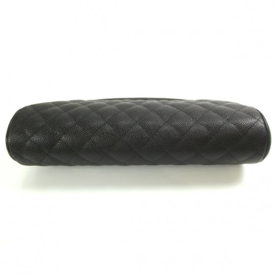 Chanel Caviar Quilted Timeless Clutch Black 4 of 9