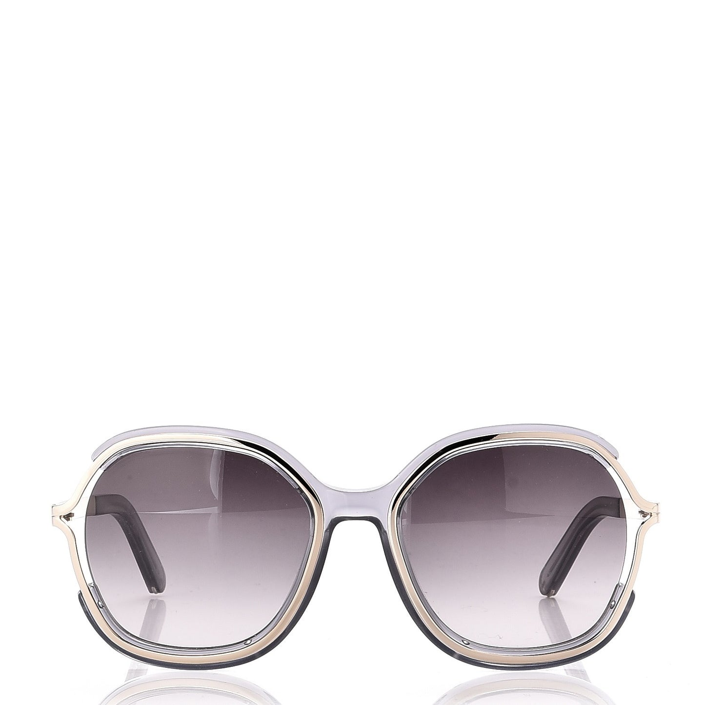 Jayme Oversized Round Sunglasses CE689S Dark Grey