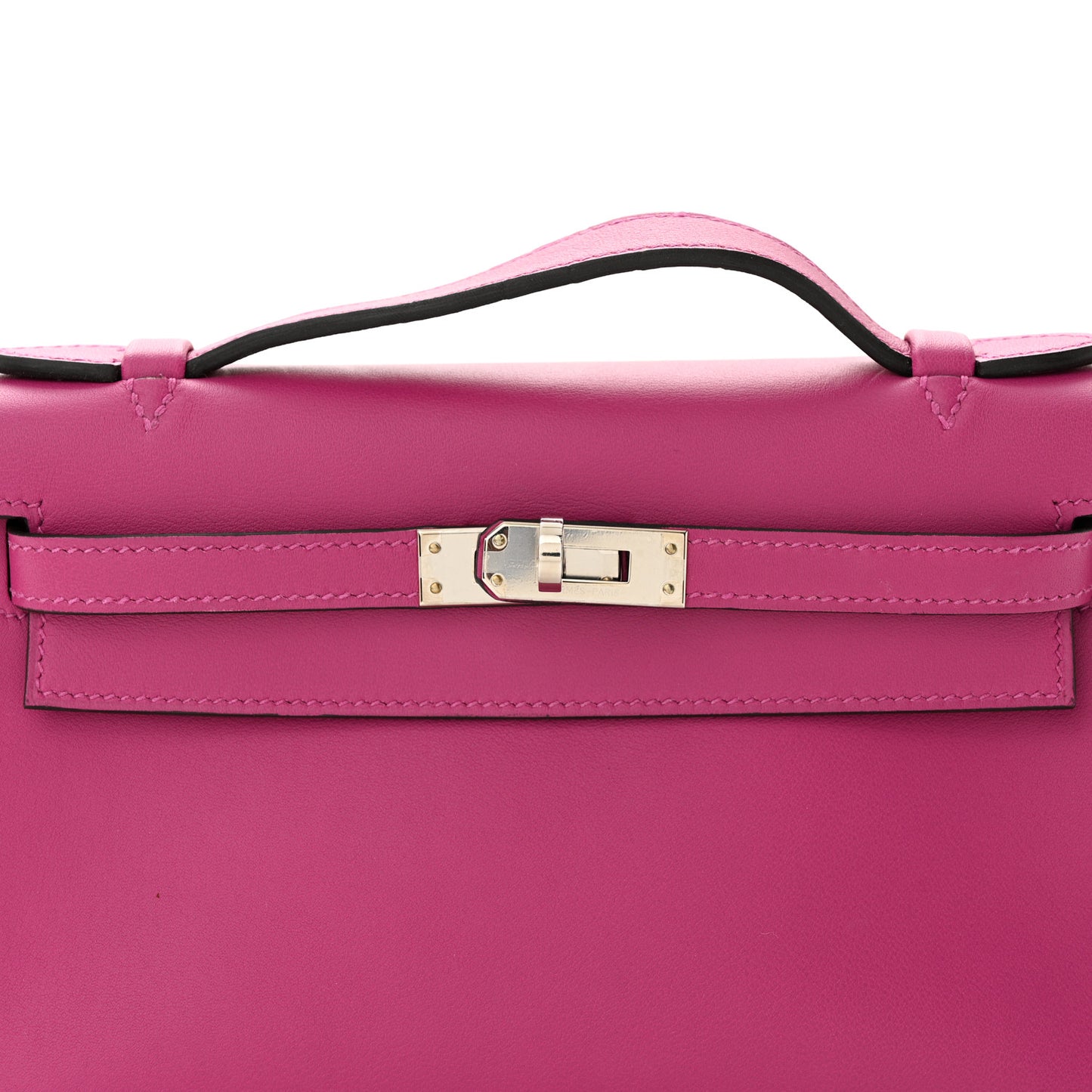Swift Kelly Pochette Clutch Rose Pourpre