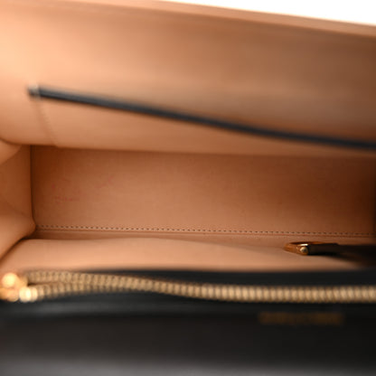 Delvaux Calfskin MM Tempete Satchel Black 6 of 13
