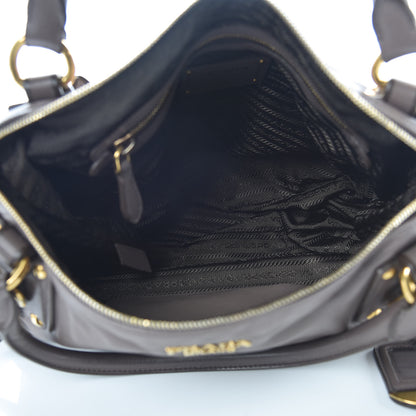 Prada Soft Calfskin Satchel Bambu 6 of 11