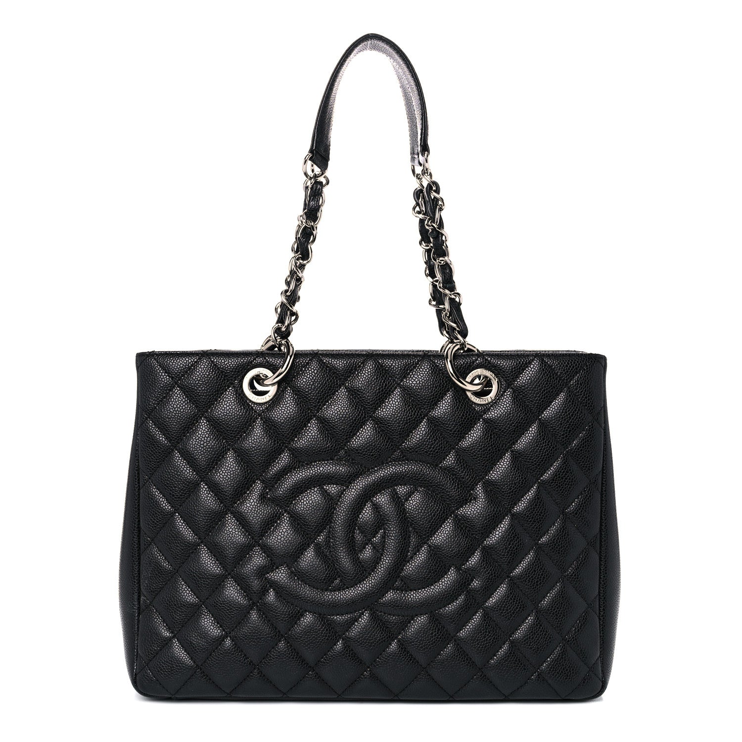 Chanel Caviar Quilted Grand Shopping Tote GST Black 1 of 18
