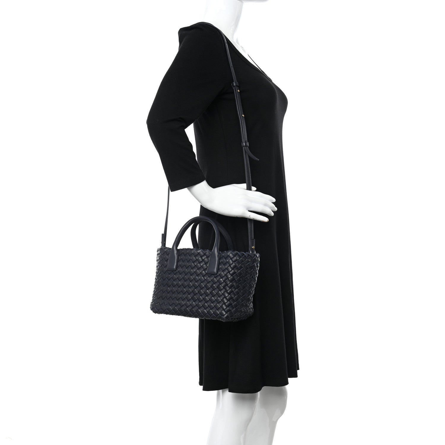 Bottega Veneta BOTTEGA VENETA Nappa Intrecciato Mini Cabat Black 2 of 13