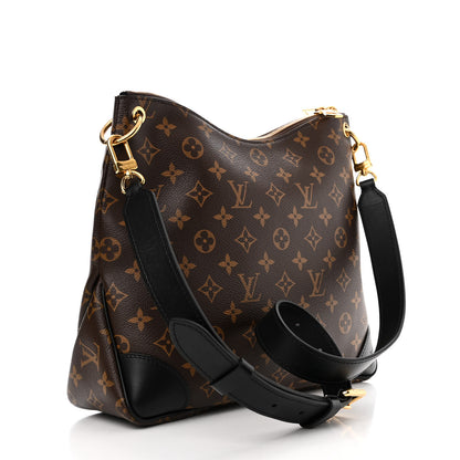 Louis Vuitton Monogram Odeon MM Black 3 of 9