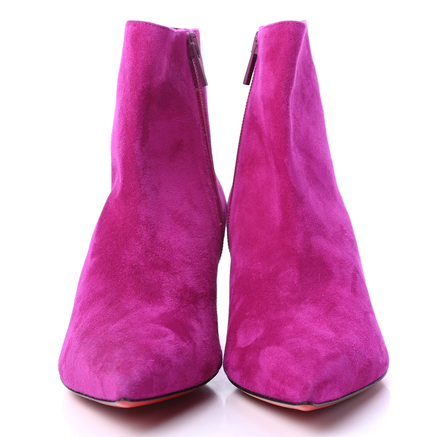 Christian Louboutin Veau Velours So Kate Booty 55 Ankle Boots 38 Bougainvillier 2 of 4