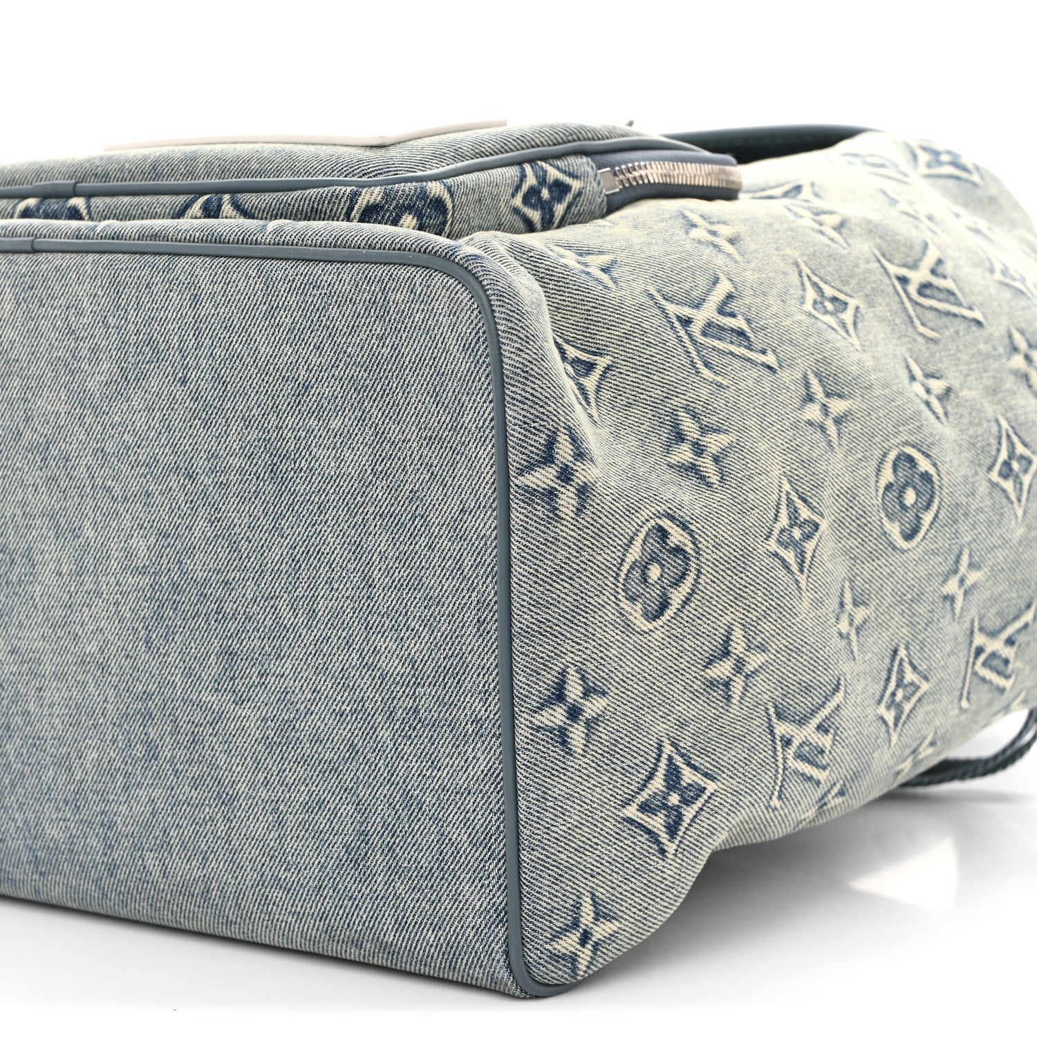 Louis Vuitton Monogram Denim Washed 3D Montsouris Backpack Blue 10 of 11