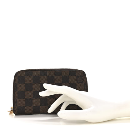 Louis Vuitton Damier Ebene Zippy Compact Wallet 2 of 8