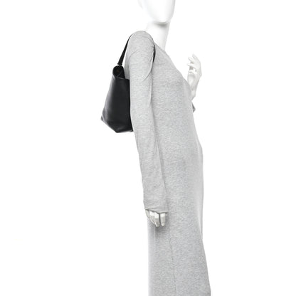The Row Grained Calfskin Small N/S Hook Tote Black 2 of 9