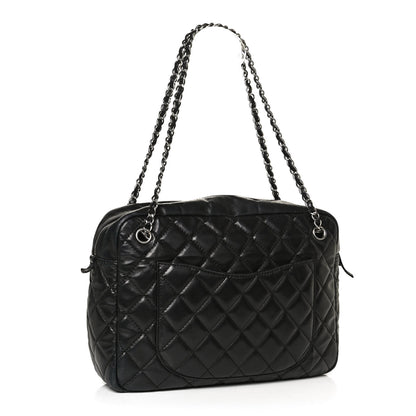 Chanel Lambskin Quilted Medium Camera Case Black 3 of 12