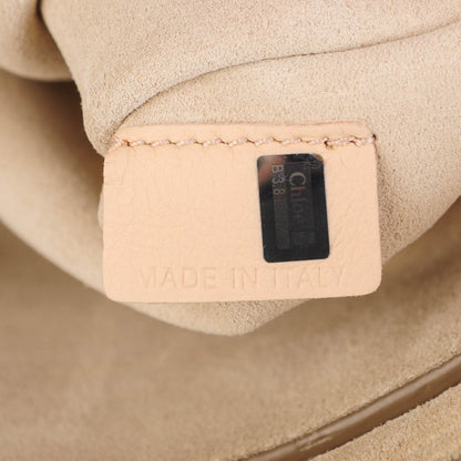 Chloe Calfskin Dalston Clutch Angora Beige Black 7 of 11