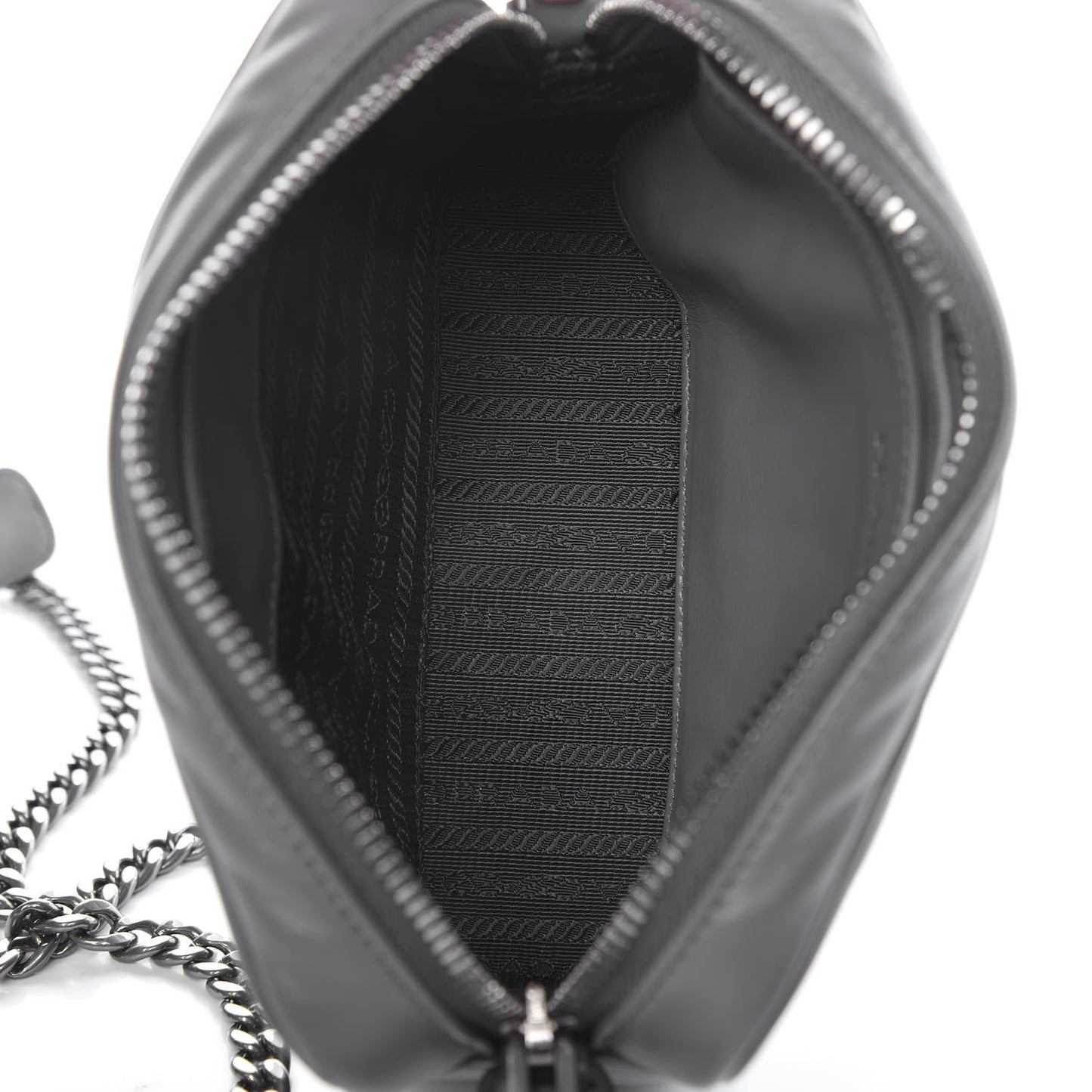 Soft Calfskin Diagramme Crossbody Bag Mercurio