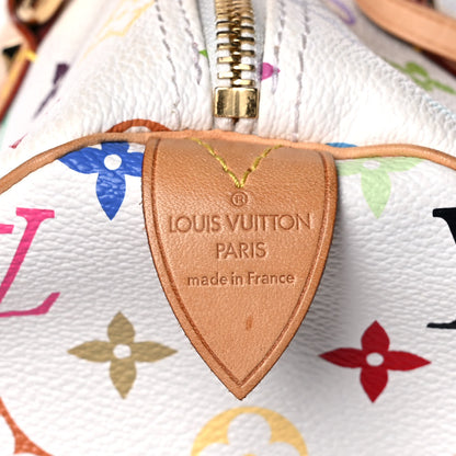 Louis Vuitton Monogram Multicolor Speedy 30 White 9 of 14