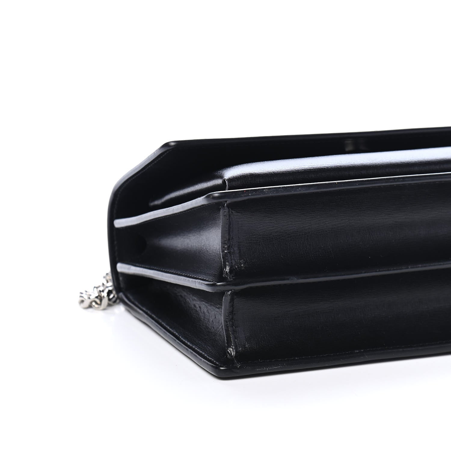 Saint Laurent Calfskin Medium Monogram Sunset Black 7 of 8
