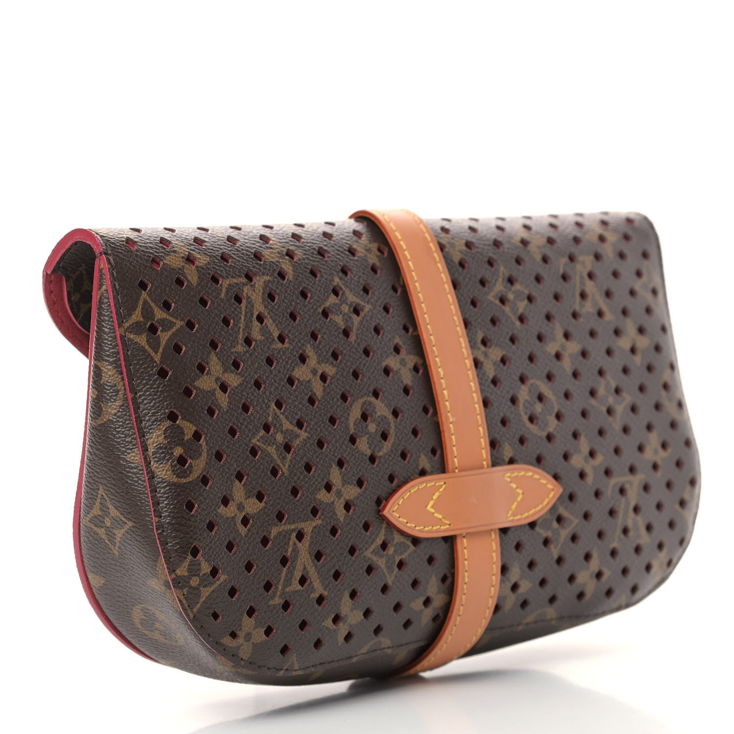 Louis Vuitton Monogram SC Flore Clutch Saumur Corail 4 of 9