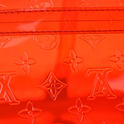 Louis Vuitton PVC Monogram Keepall Bandouliere 50 Grenadine Red 8 of 10