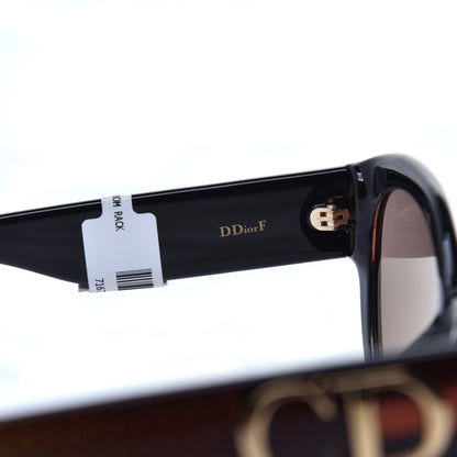 Christian Dior Acetate DDiorF Cat Eye Sunglasses Brown 6 of 7