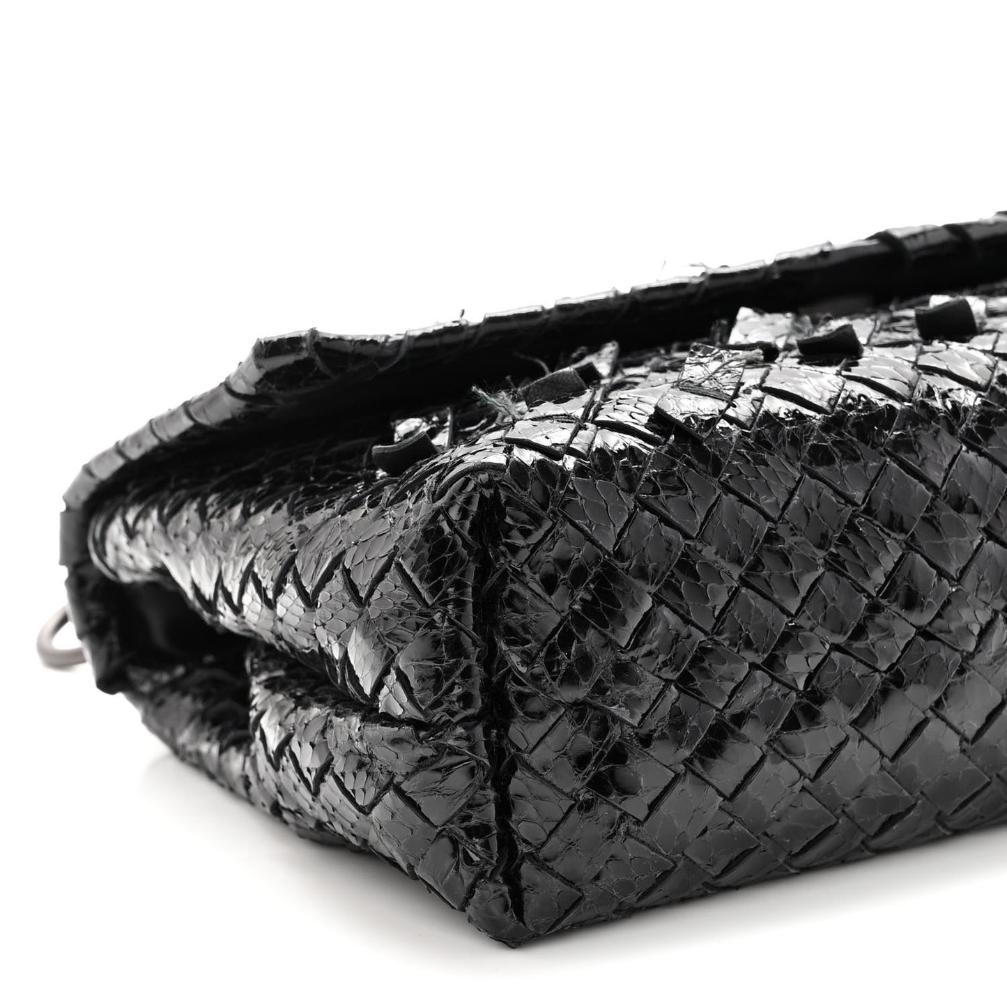 Ayers Intrecciato Baby Olimpia Shoulder Bag Black