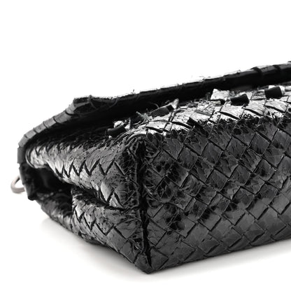 Bottega Veneta Ayers Intrecciato Baby Olimpia Shoulder Bag Black 8 of 10