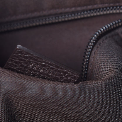 Gucci Crystal Monogram Large Flat Messenger Bag Dark Brown 7 of 9