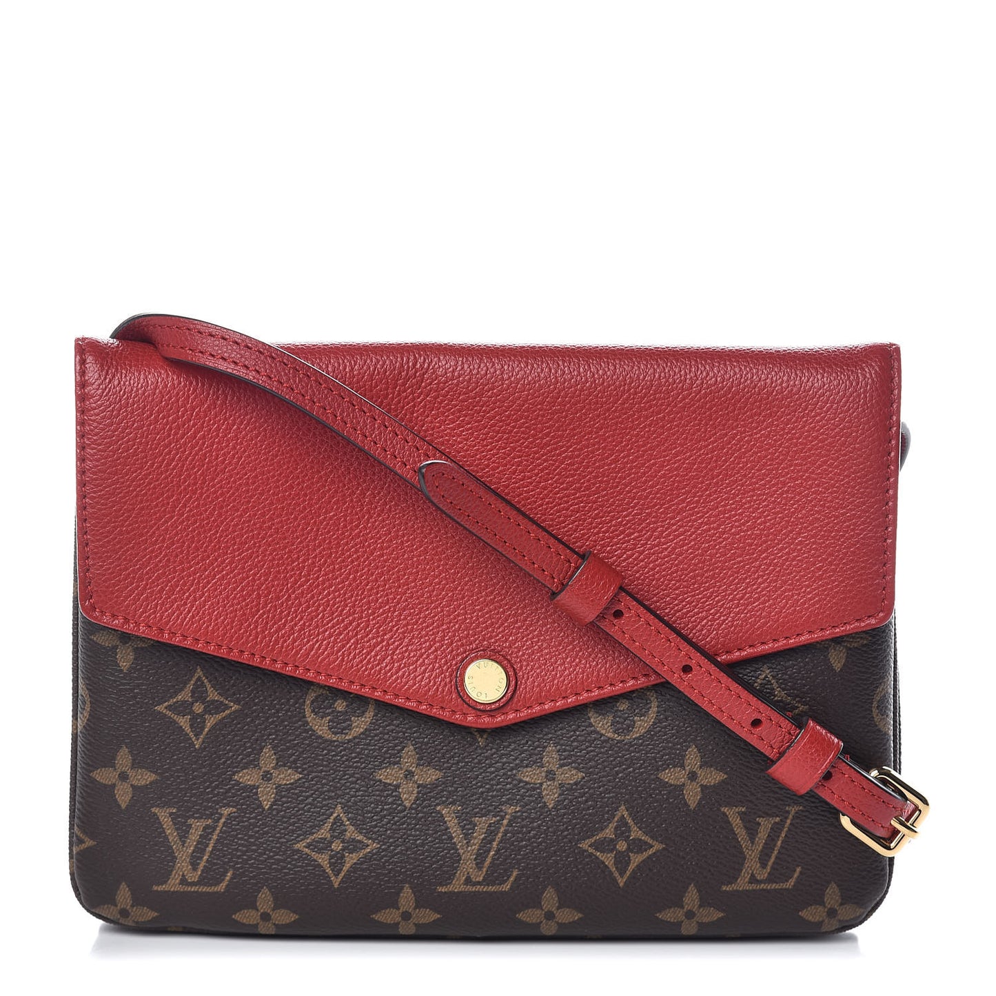 Monogram Twice Pochette Cherry