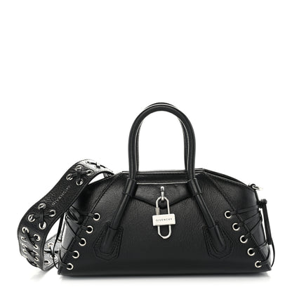 Givenchy Sugar Goatskin Lace Mini Antigona Stretch Black 1 of 9