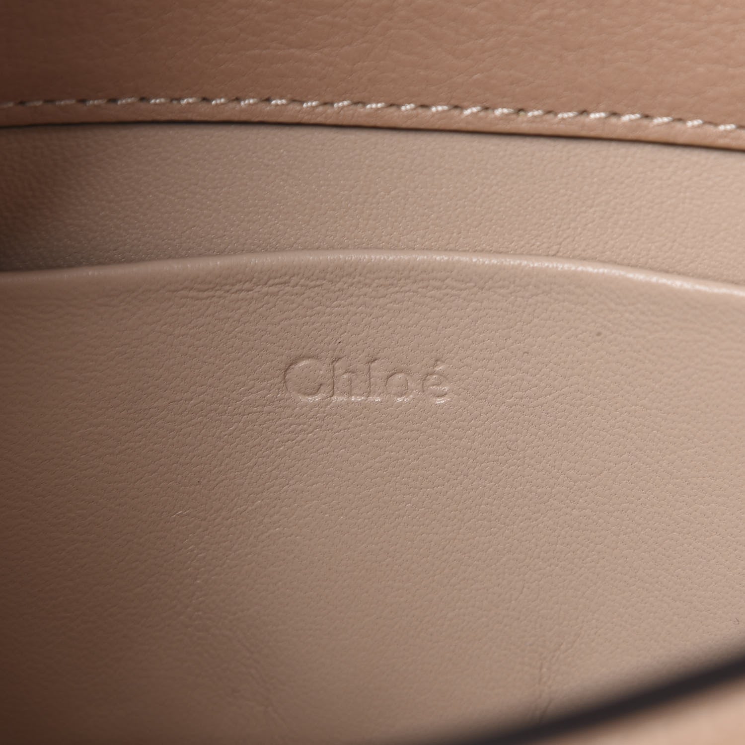 Chloe Calfskin Small Nile Bracelet Minaudiere Bag Biscotti Beige 5 of 14