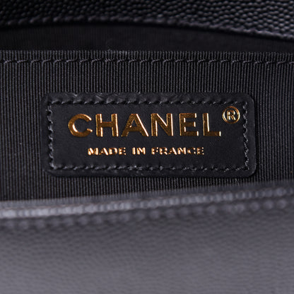 Chanel Caviar Quilted Medium Boy Flap Black 5 of 11