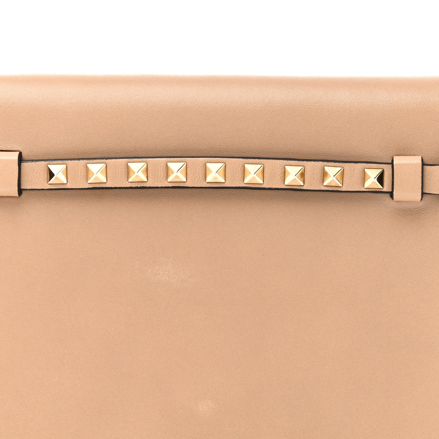 Valentino Garavani Nappa Rockstud Wristlet Clutch Alpaca 1896014
