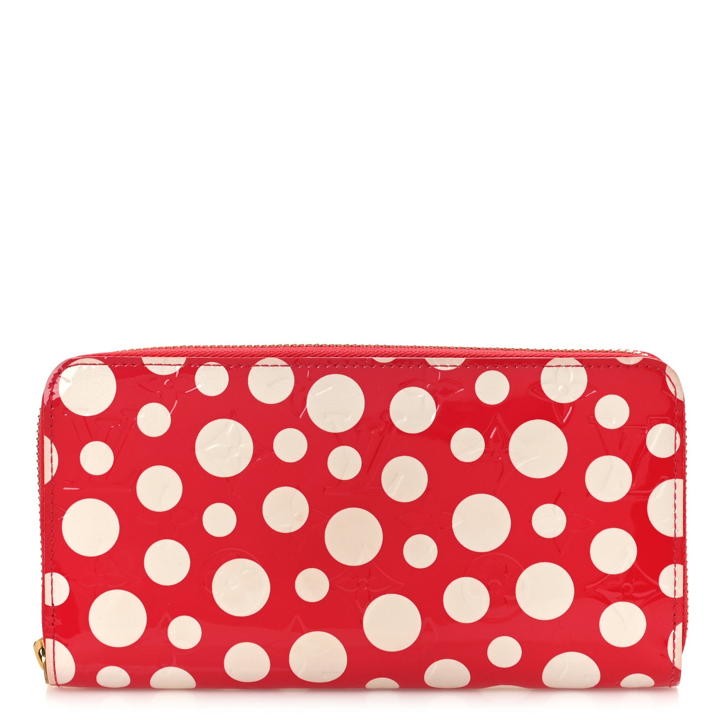 Vernis Kusama Infinity Dots Zippy Wallet Red