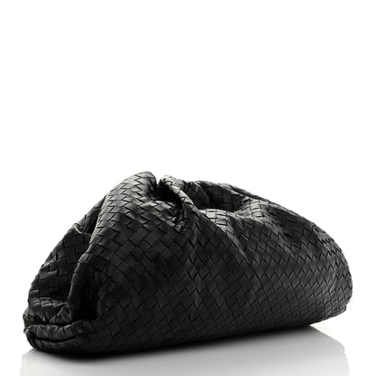 Bottega Veneta Nappa Maxi Intreccio The Pouch Oversized Clutch Black 3 of 7