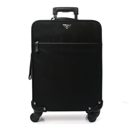 Prada Tessuto Nylon Saffiano Trolley Luggage Black 1 of 9