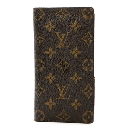Louis Vuitton Monogram Porte Valeurs Checkbook Wallet 1 of 8