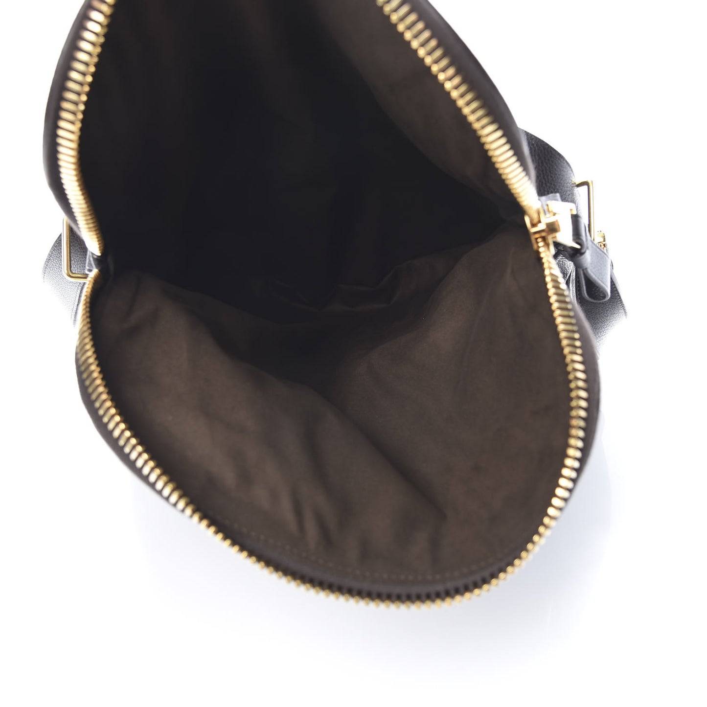 Pebbled Calfskin Large Jennifer Dark Brown