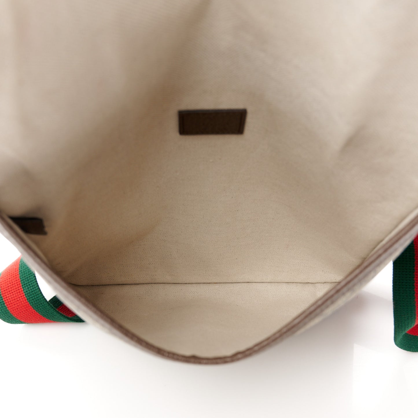 GG Supreme Monogram Web Medium Neo Vintage Flap Messenger Bag Beige New Acero