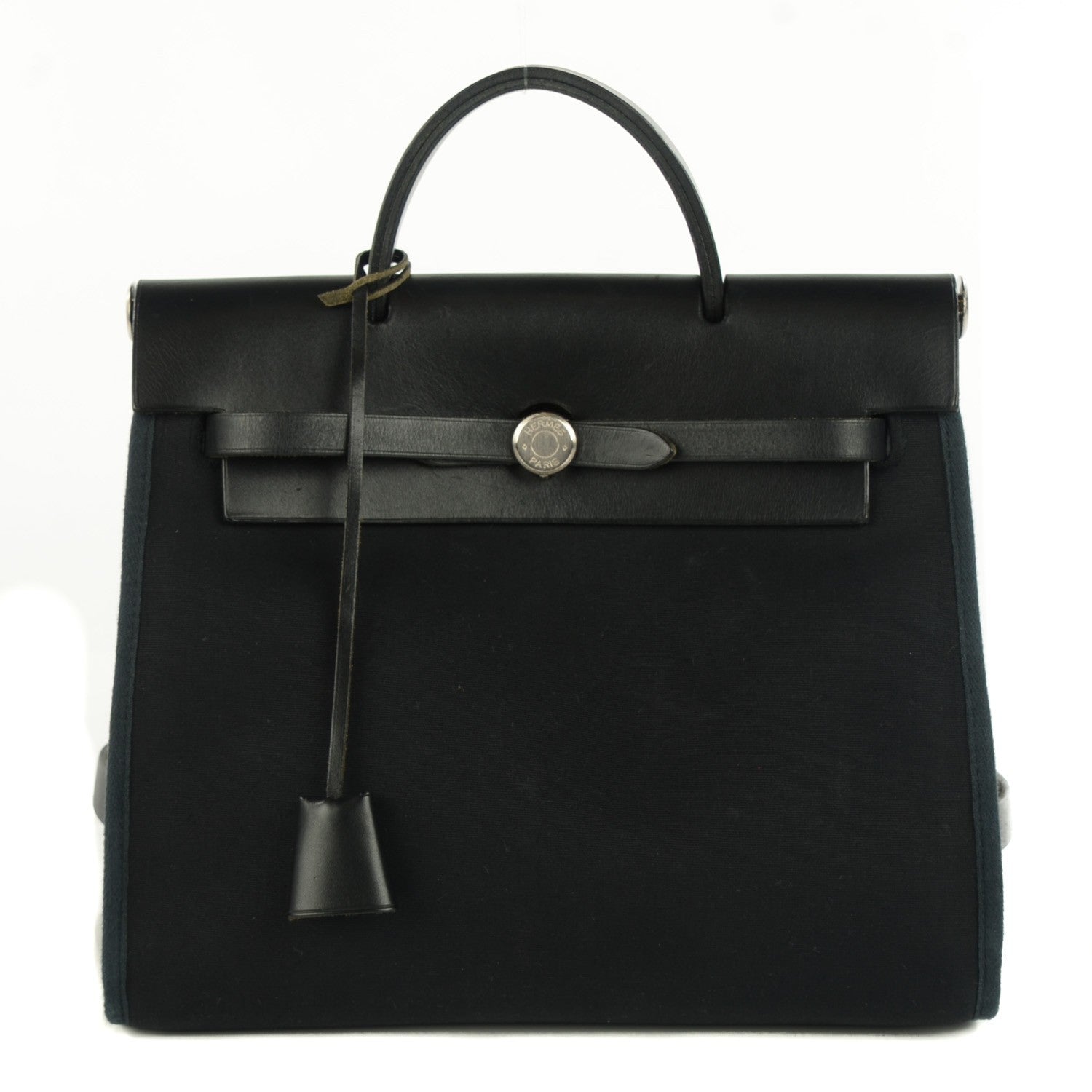 Hermes Toile Herbag Backpack Black Black 1 of 13
