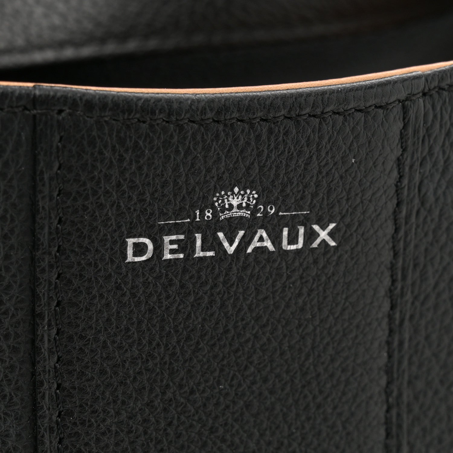 Delvaux Grained Calfskin Mini Brillant Satchel Black 7 of 16