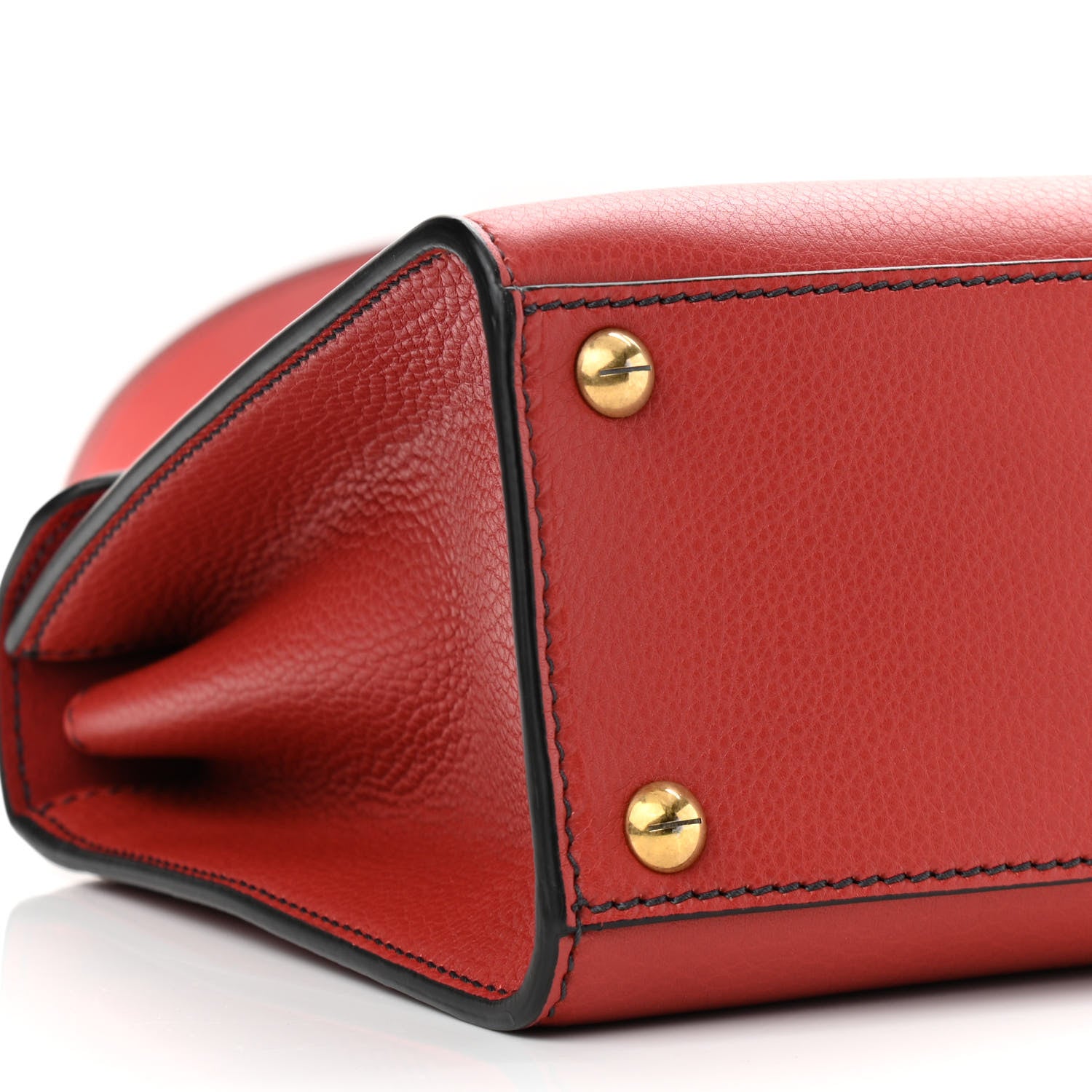Christian Dior Calfskin Dioraddict Top Handle Red 9 of 10