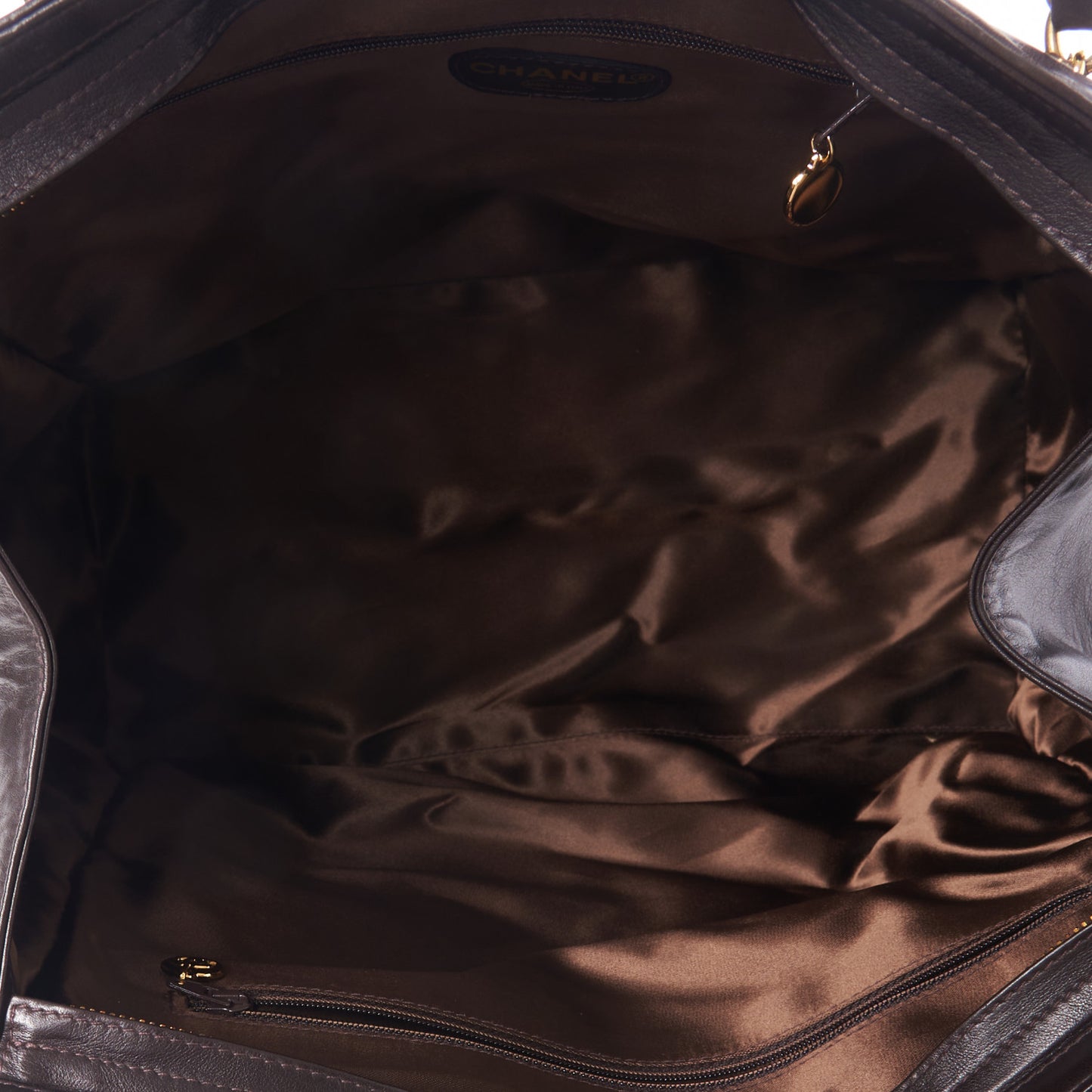 Lambskin CC Tote Brown