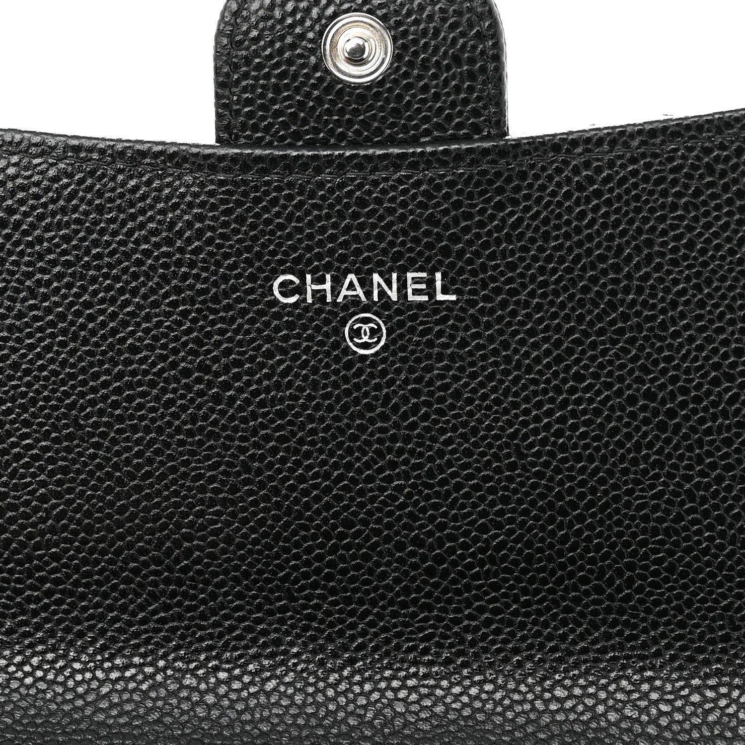 Chanel Caviar Quilted Phone Holder Wallet on Removable Chain Black 6 of 12