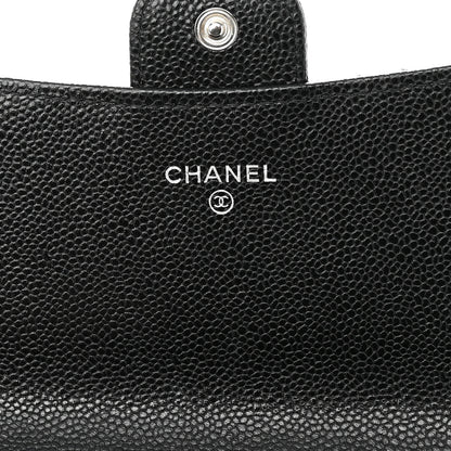 Chanel Caviar Quilted Phone Holder Wallet on Removable Chain Black 6 of 12