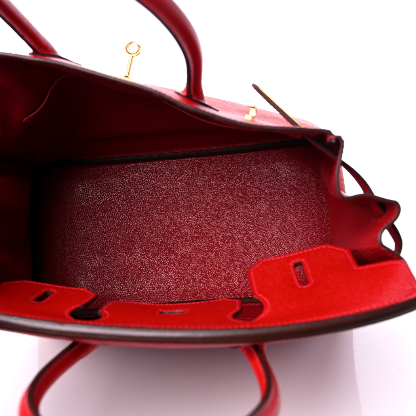 Epsom Birkin 30 Rouge Casaque