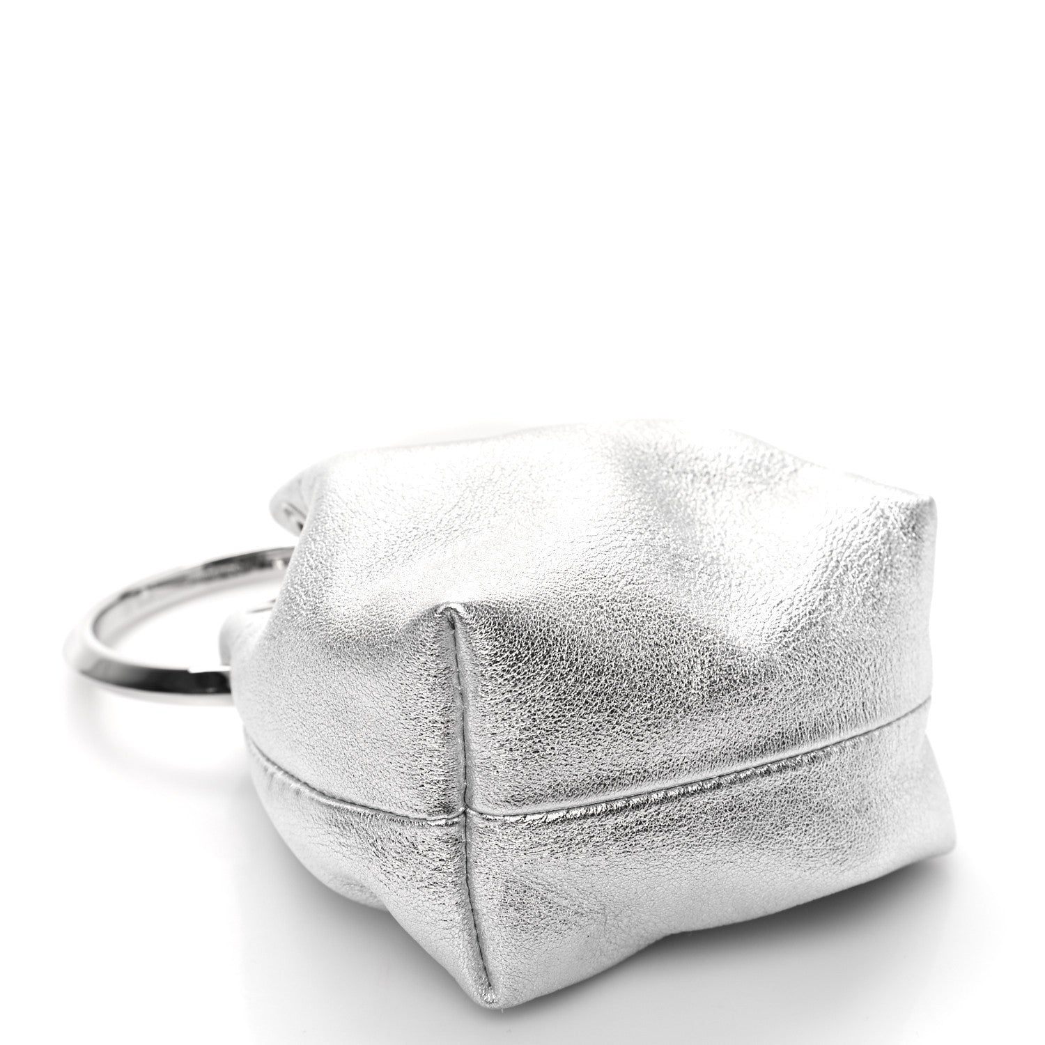 Jimmy Choo Metallic Nappa Micro Bon Bon Bag Silver 4 of 9