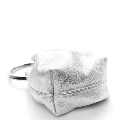 Jimmy Choo Metallic Nappa Micro Bon Bon Bag Silver 4 of 9
