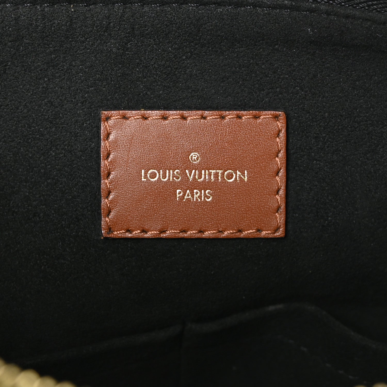 Louis Vuitton Monogram V Tote MM Black 6 of 10