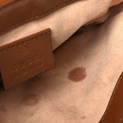 Gucci Azalea Calfskin Matelasse Diagonal Super Mini GG Marmont Shoulder Bag Cuir 11 of 12