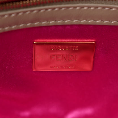 Fendi Sequin Paillettes Vitello Grace Sex and the City Baguette Tortora 6 of 21