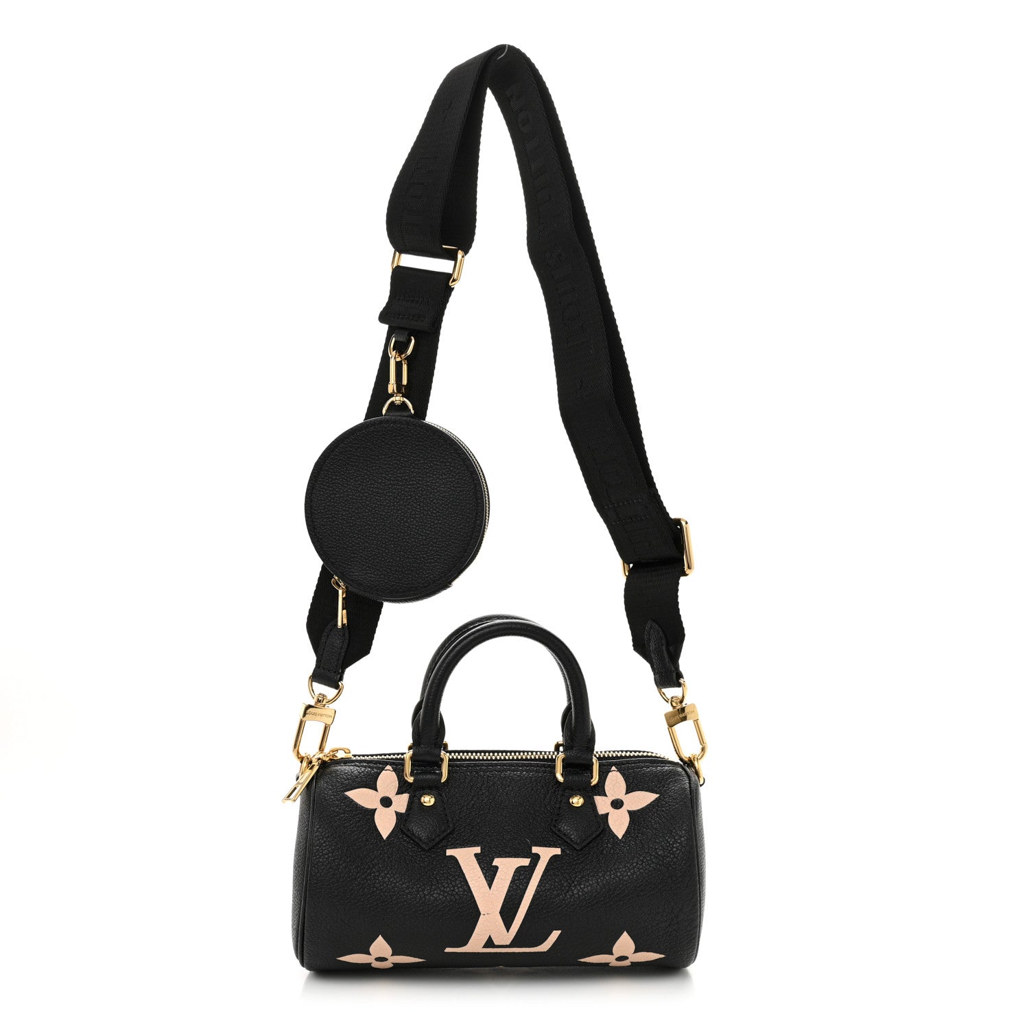 Louis Vuitton Empreinte Monogram Giant Papillon BB Black Beige 1 of 10